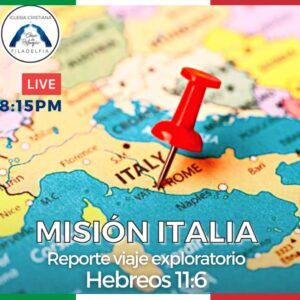 MISIÓN ITALIA (Agosto 17 del 2021)