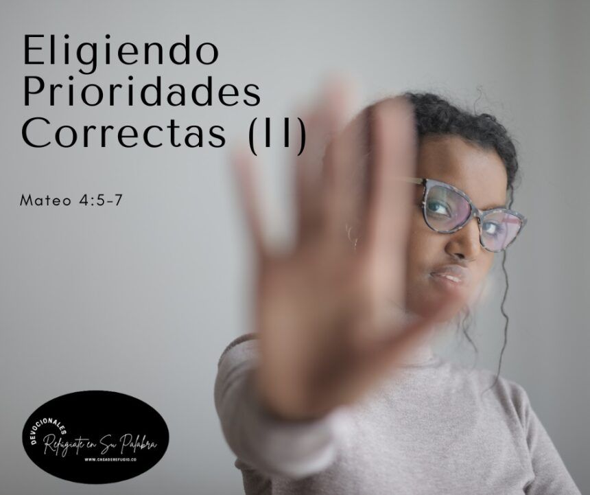 Eligiendo Prioridades Correctas 2