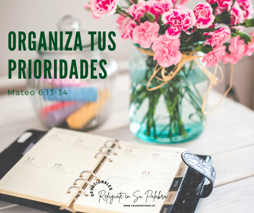 Organiza tus prioridades