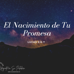 El Nacimiento de tu Promesa