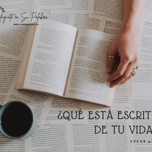 ¿Qué está escrito de Tu Vida?