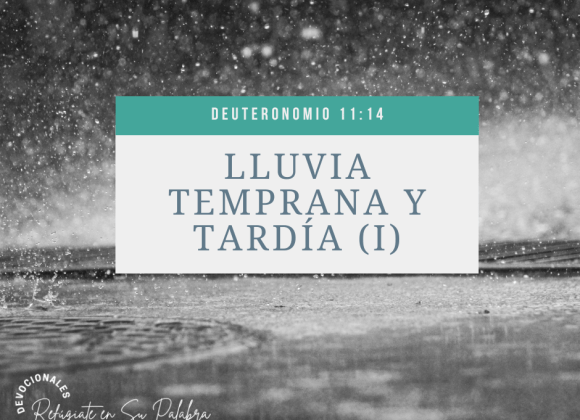 Serie: Lluvia Temprana y Tardía (I)