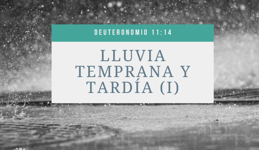 Serie: Lluvia Temprana y Tardía (I)