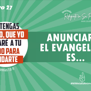 Anunciar el evangelio es…