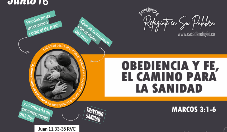 Obediencia y Fe, el Camino para la Sanidad