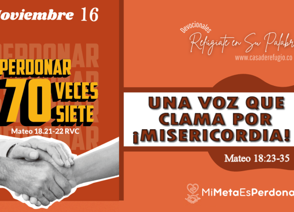 Una voz que clama por ¡Misericordia!