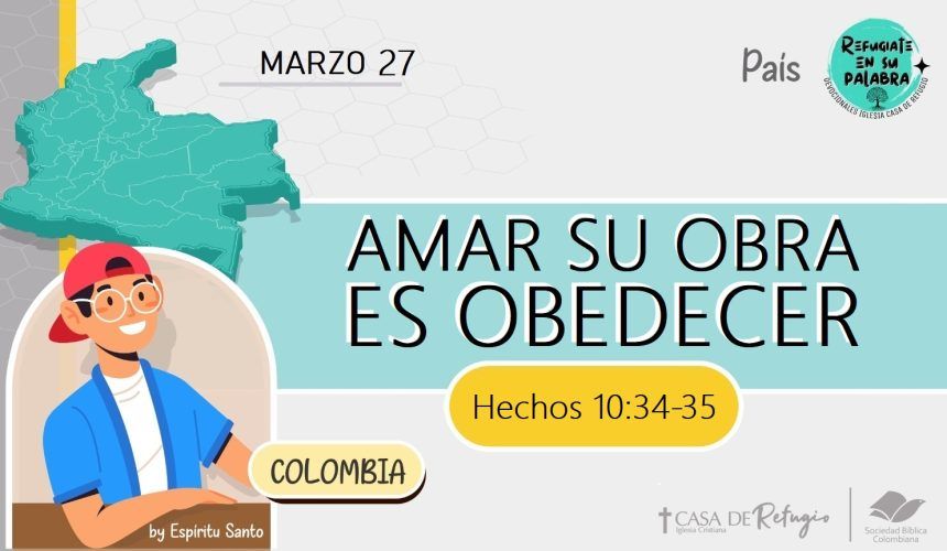 Amar su Obra es Obedecer