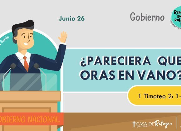 ¿Pareciera que oras en Vano?