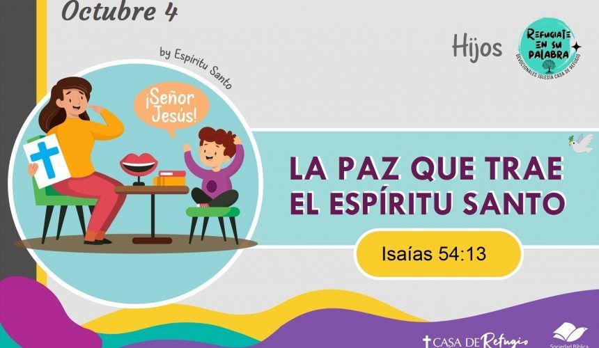 La Paz que trae el Espíritu Santo